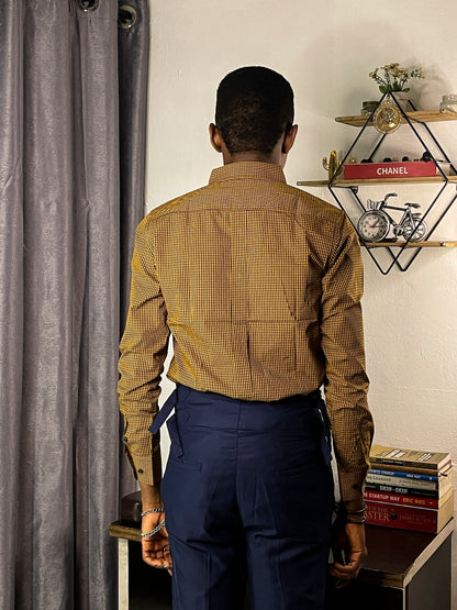 Men's Custom Slim Fit Oxford Long Sleeve -THL 209