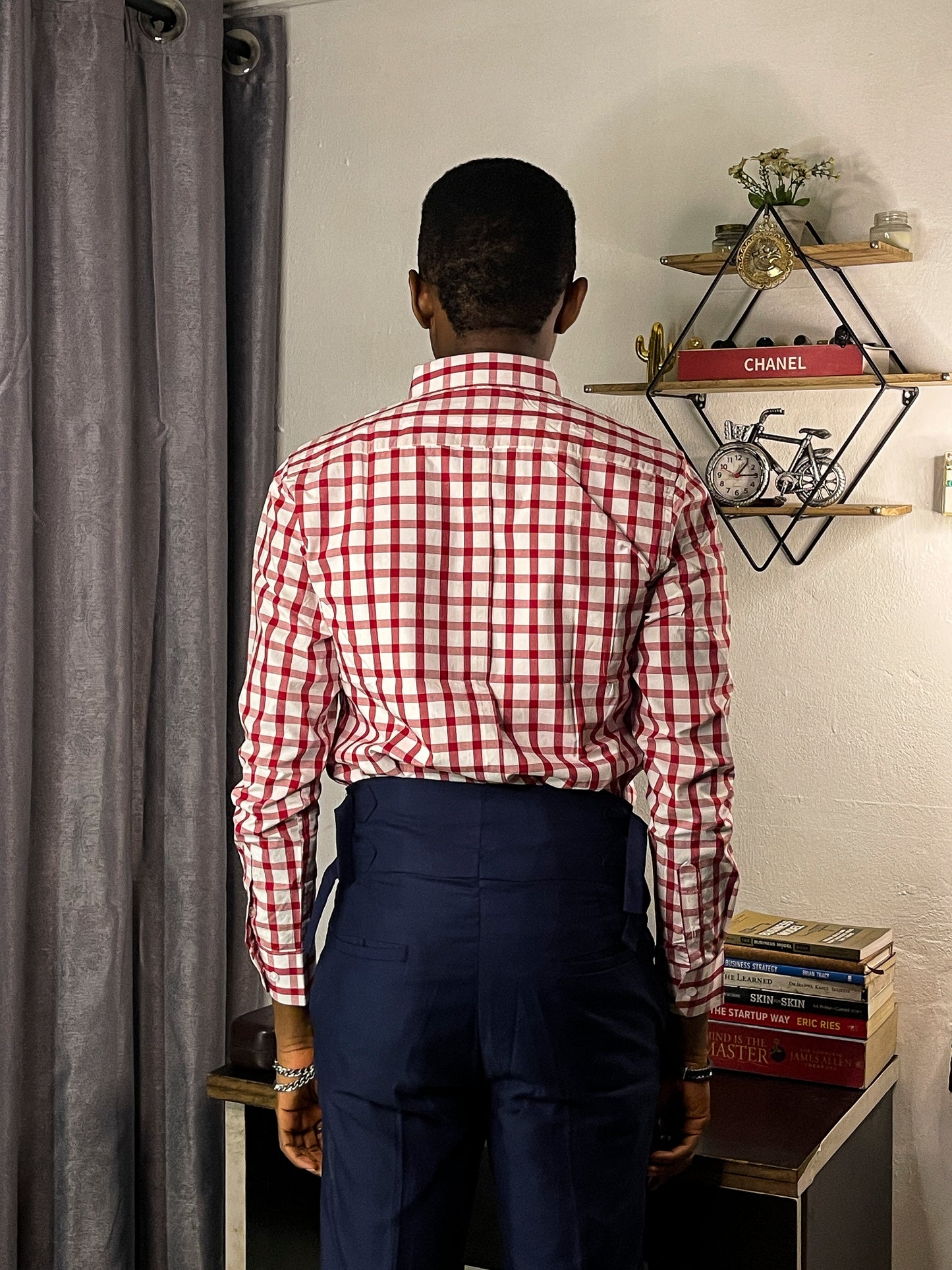 Men's Custom Slim Fit Oxford Long Sleeve -THL 203