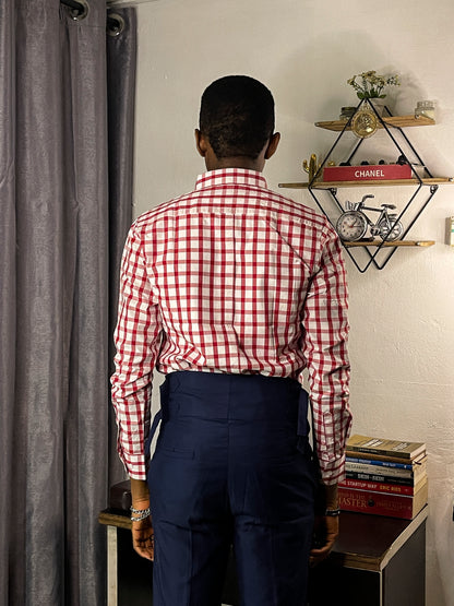 Men's Custom Slim Fit Oxford Long Sleeve -THL 203