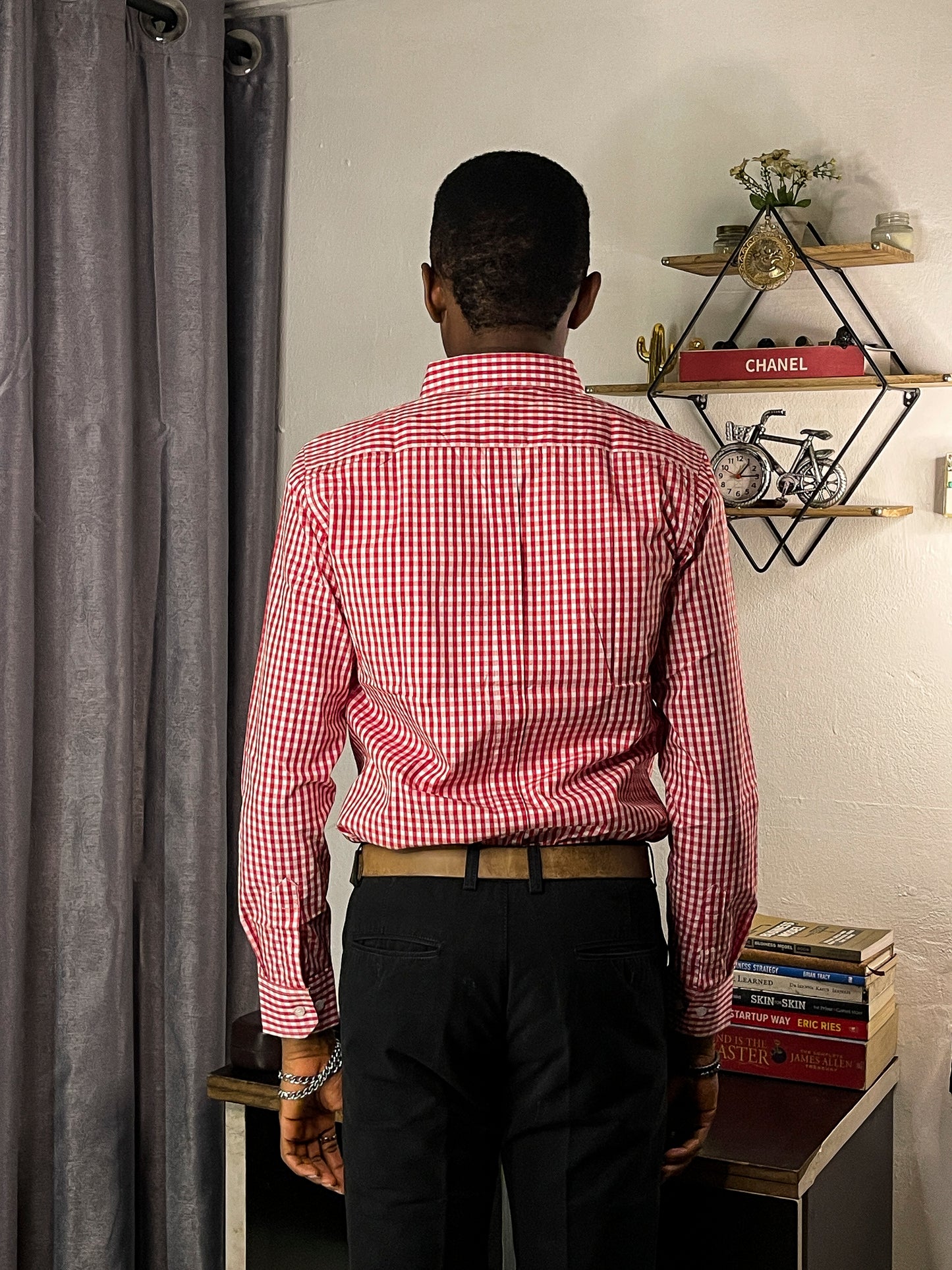 Men's Custom Slim Fit Oxford Long Sleeve -THL 205