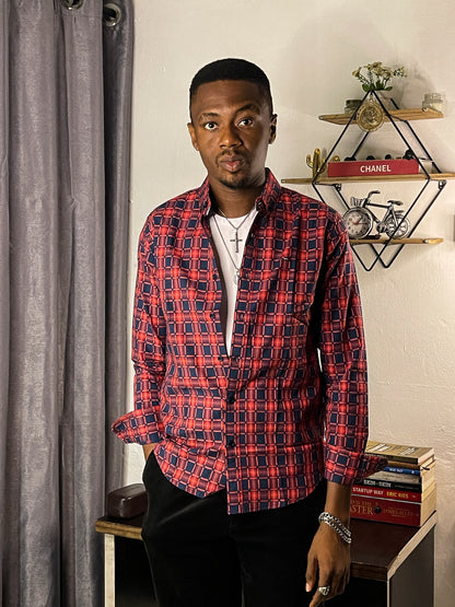 Men's Custom Slim Fit Oxford Long Sleeve -THL 201