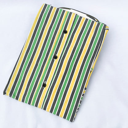 Men's Custom Slim Fit Oxford Striped Long Sleeves -THL 247