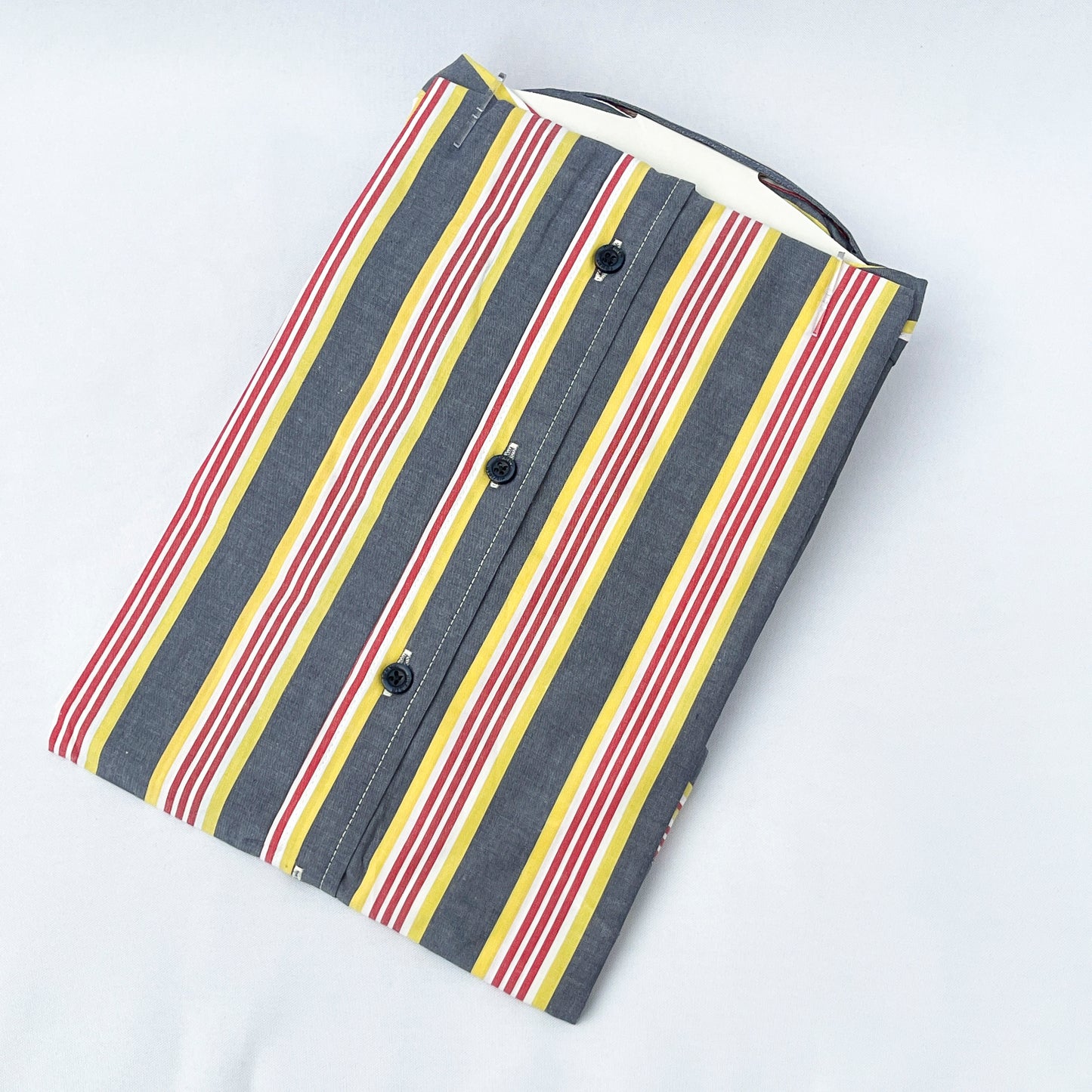 Men's Custom Slim Fit Oxford Striped Long Sleeves -THL 249