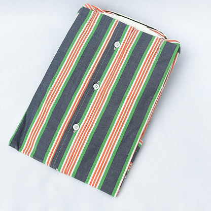 Men's Custom Slim Fit Oxford Striped Long Sleeves -THL 251