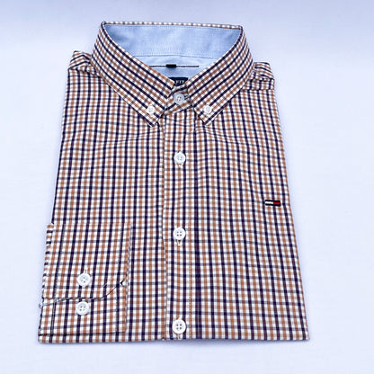 Men's Custom Slim Fit Oxford Long Sleeve -THL 213