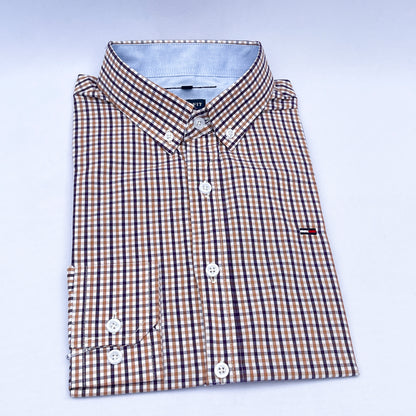 Men's Custom Slim Fit Oxford Long Sleeve -THL 213