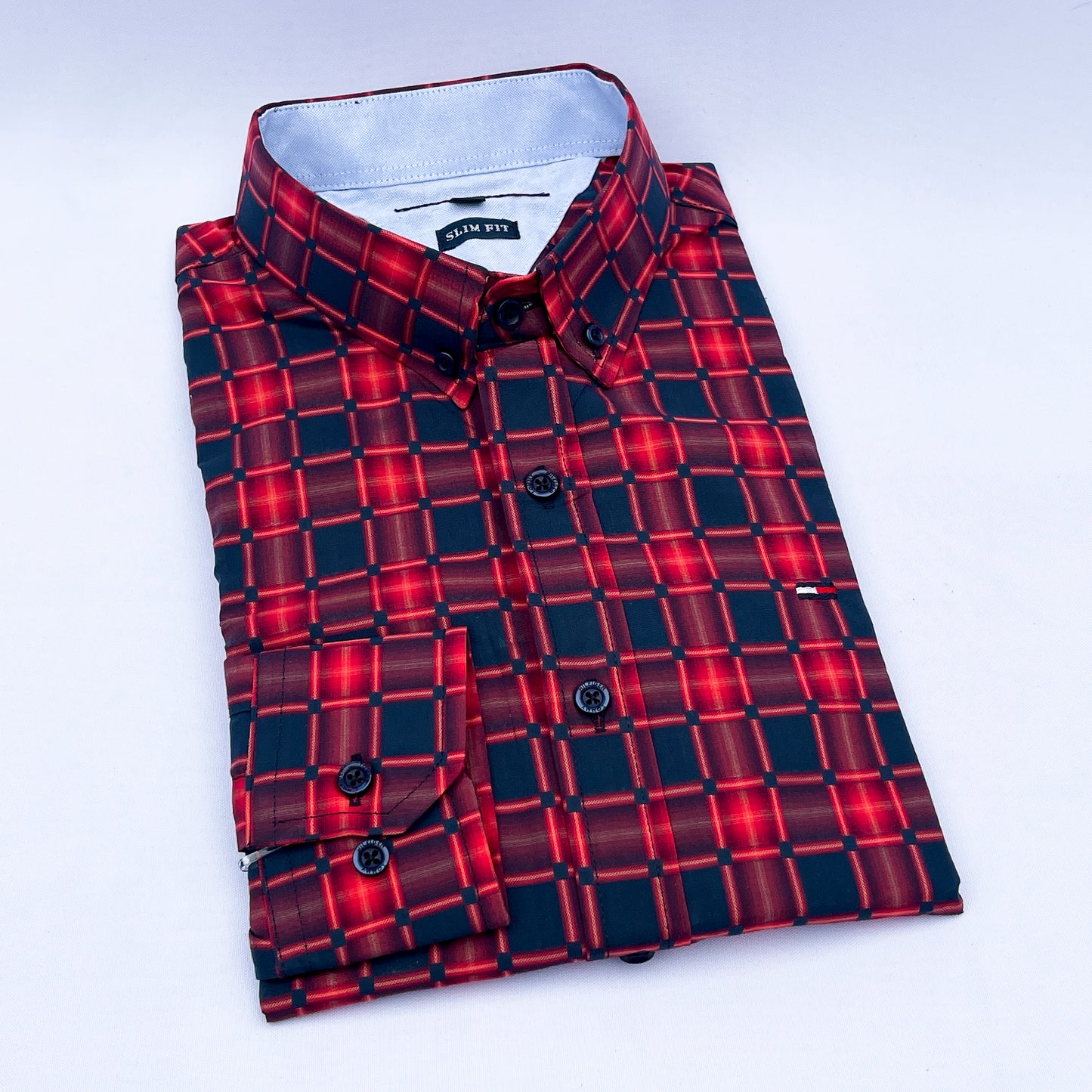 Men's Custom Slim Fit Oxford Long Sleeve -THL 201