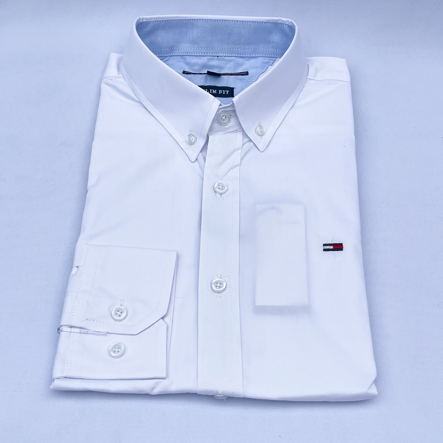 Men's Custom Slim Fit Oxford White Long Sleeves -THL 225