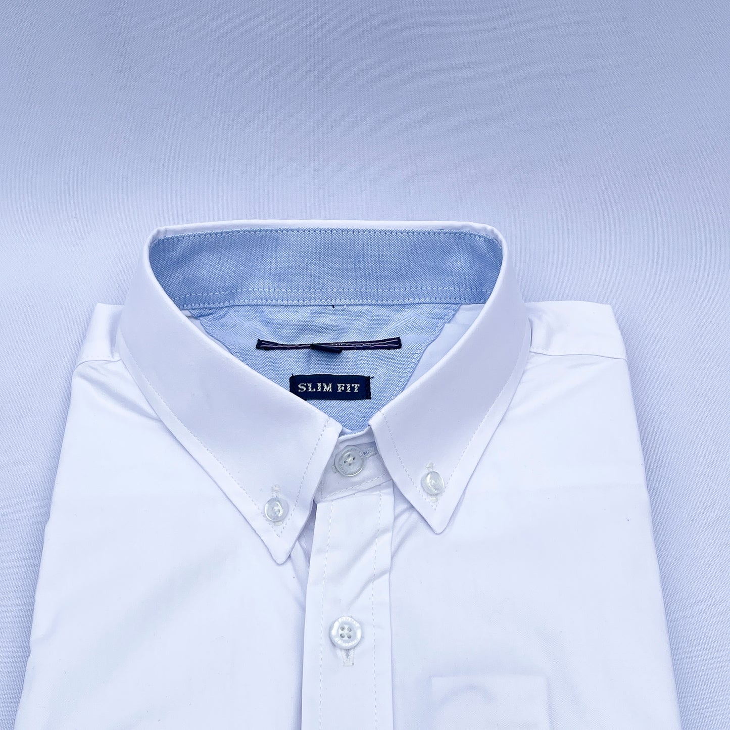 Men's Custom Slim Fit Oxford White Long Sleeves -THL 225