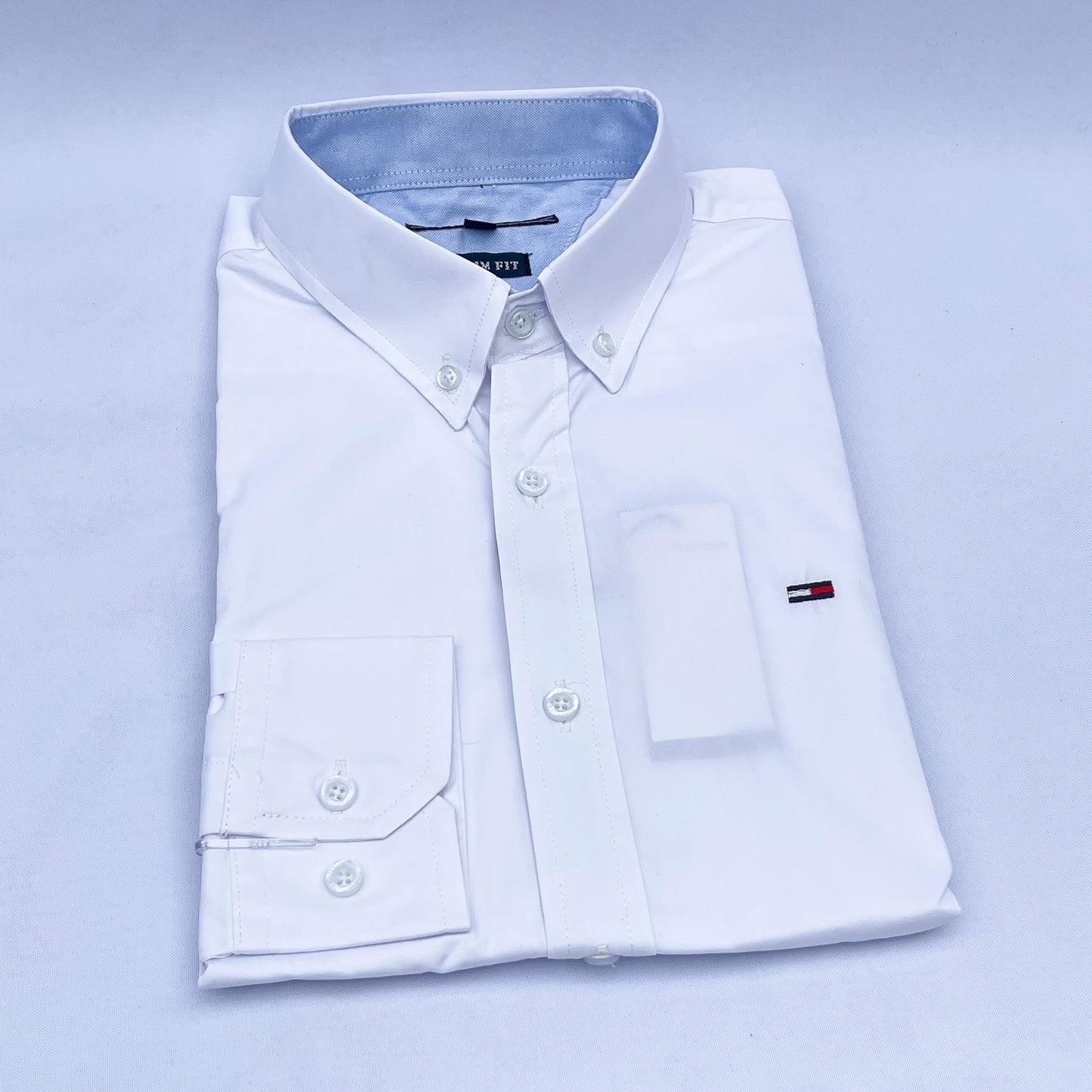 Men's Custom Slim Fit Oxford White Long Sleeves -THL 225