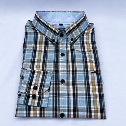 Men's Custom Slim Fit Oxford  Long Sleeves -THL 231