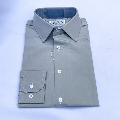 Men's Custom Fit Gray Long Sleeve CT042