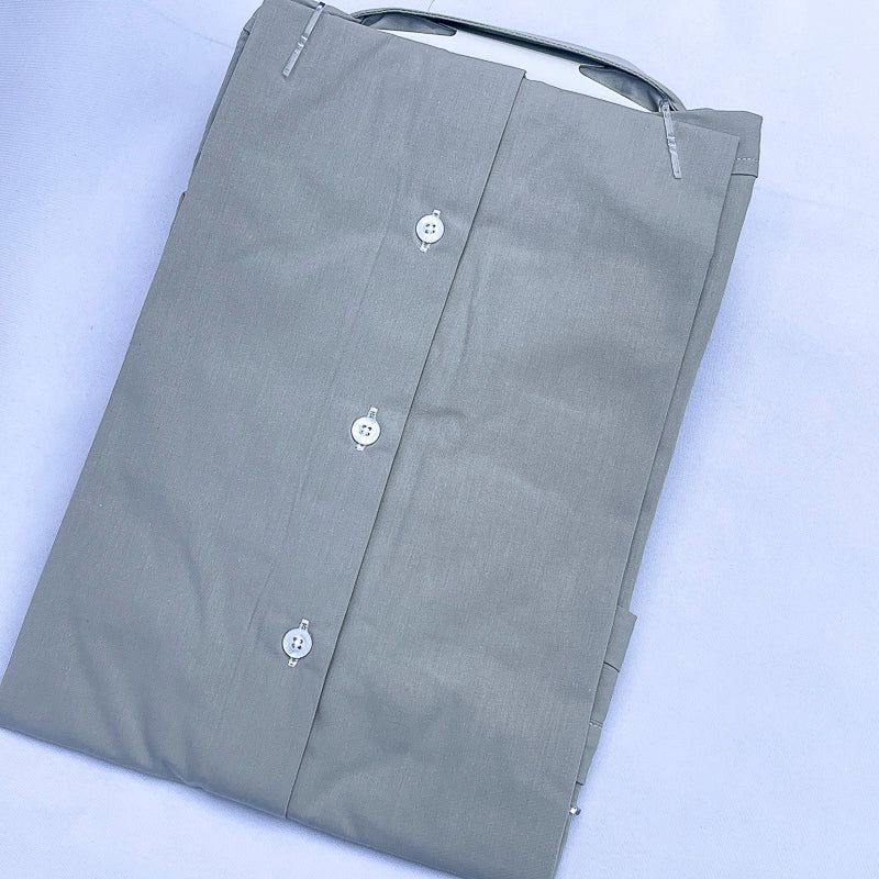 Men's Custom Fit Gray Long Sleeve CT042