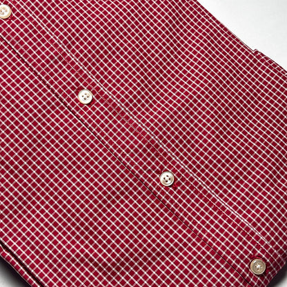 Men's Custom Fit Red Long Sleeve- TH304