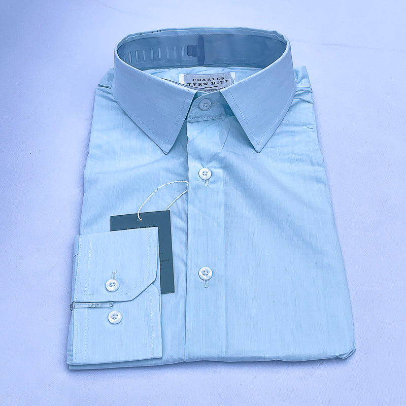 Men's Custom Fit Blue Long Sleeve CT040