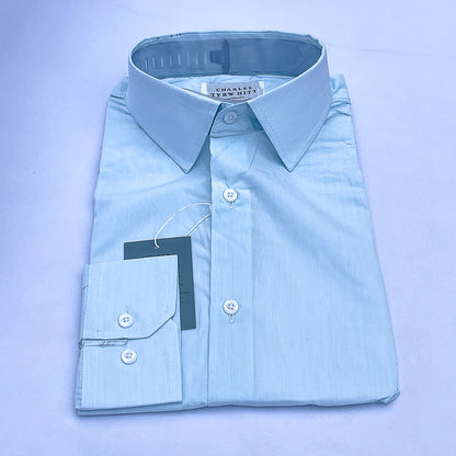 Men's Custom Fit Blue Long Sleeve CT040