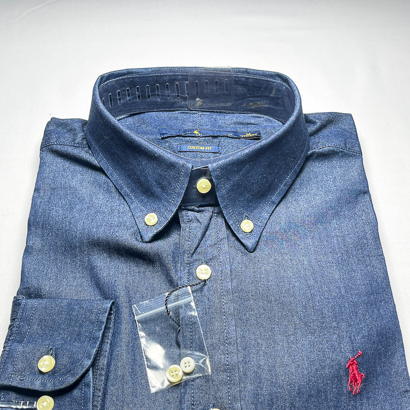 Men's Custom Denim Long Sleeve- RLD 002