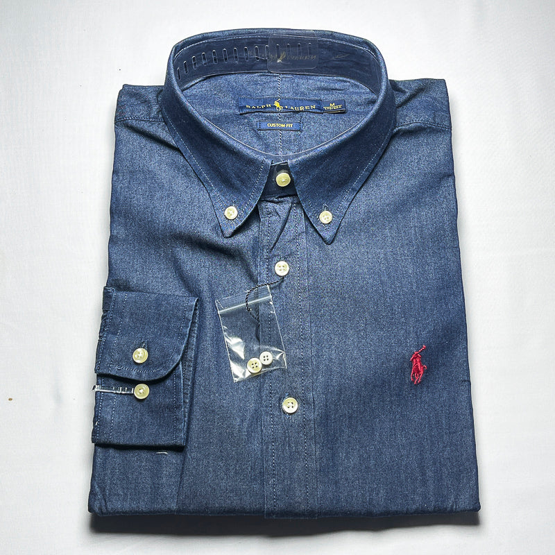 Men's Custom Denim Long Sleeve- RLD 002