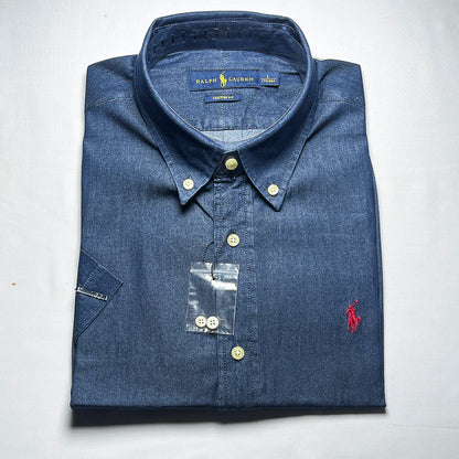 Men's Custom Denim Short Sleeve- RLD 004