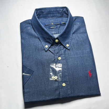 Men's Custom Denim Short Sleeve- RLD 004