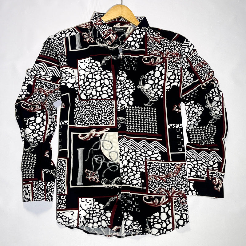 Black Ornate Vintage Shirt