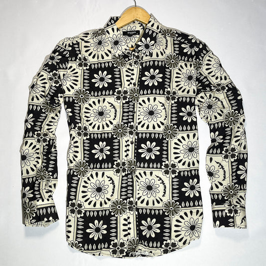 Retro Mosaic Floral Shirt