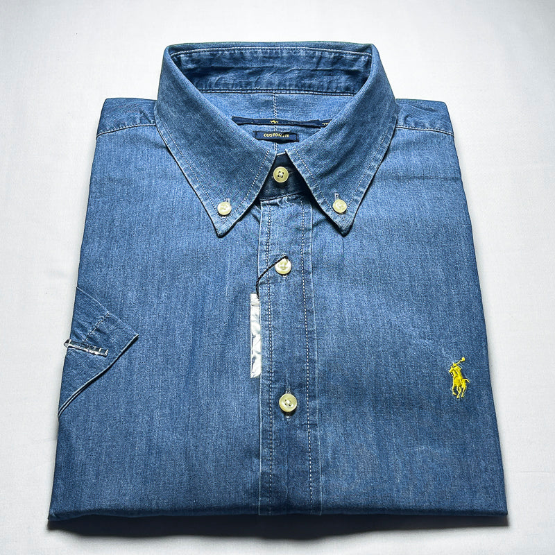 Men's Custom Denim Short Sleeve- RLD 008