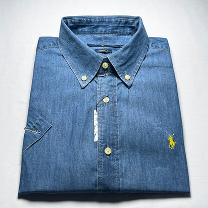 Men's Custom Denim Short Sleeve- RLD 008