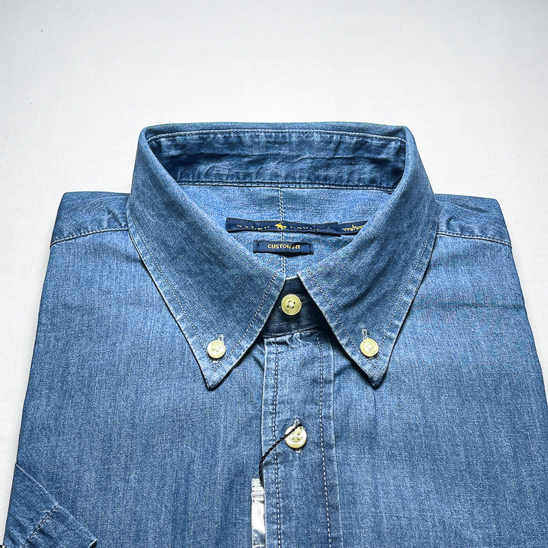 Men's Custom Denim Short Sleeve- RLD 008