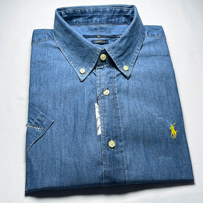 Men's Custom Denim Short Sleeve- RLD 008