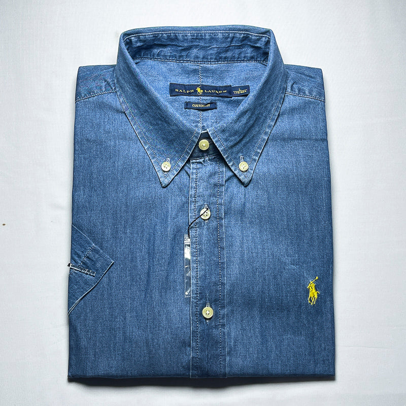 Men's Custom Denim Short Sleeve- RLD 008
