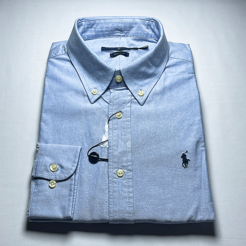 Men's Custom Fit Blue Long Sleeve -PRL500