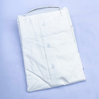 Men's Custom Fit White Long Sleeve CT050