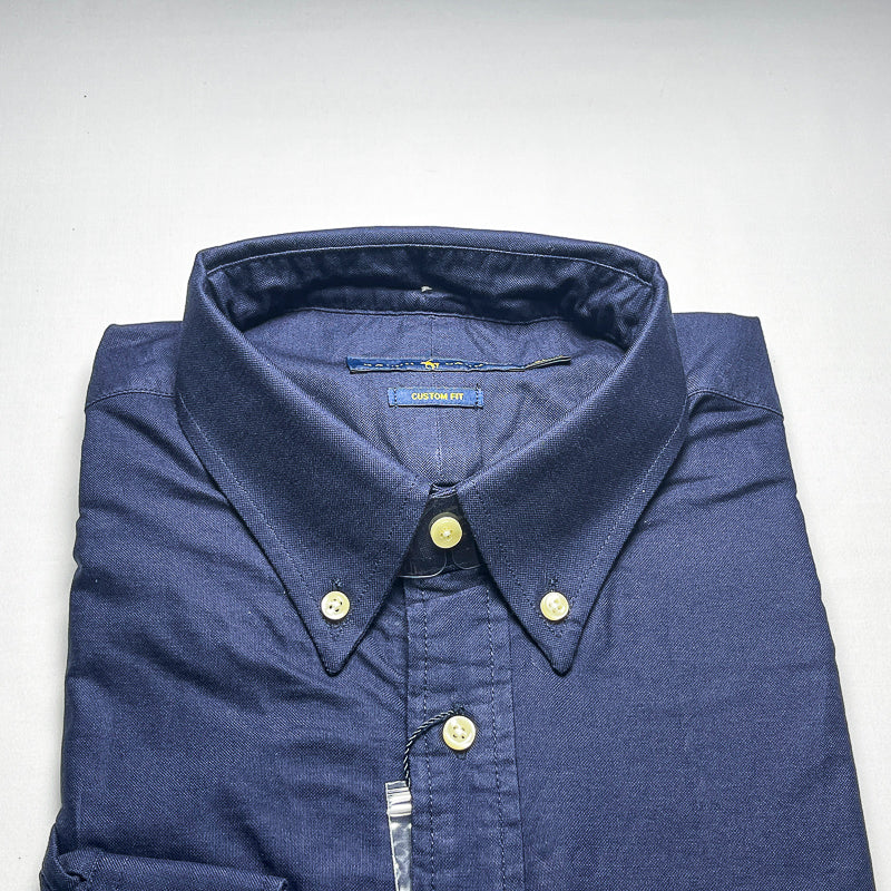 Men's Custom Fit Navy Blue Long Sleeve -PRL502