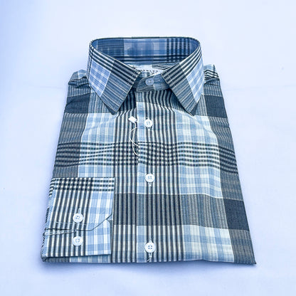 Men's Custom Fit Check Long Sleeve CT051