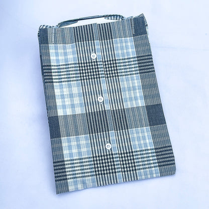 Men's Custom Fit Check Long Sleeve CT051