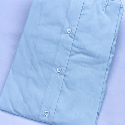 Men's Custom Fit Blue Long Sleeve CT040