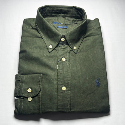 Men's Custom Fit Green Long Sleeve -PRL504