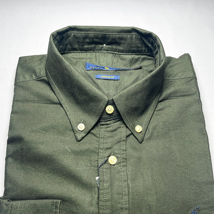 Men's Custom Fit Green Long Sleeve -PRL504