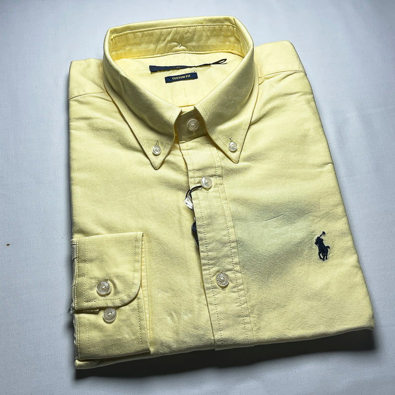 Men's Custom Fit Yellow Long Sleeve -PRL508