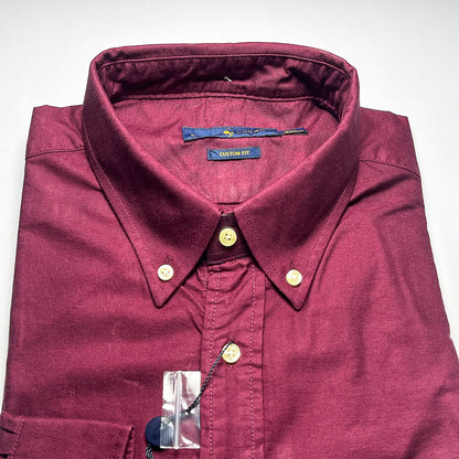 Men's Custom Fit Wine Long Sleeve -PRL514