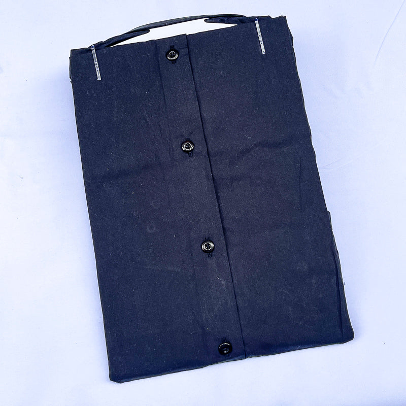 Men's Custom Fit Black Long Sleeve CT053