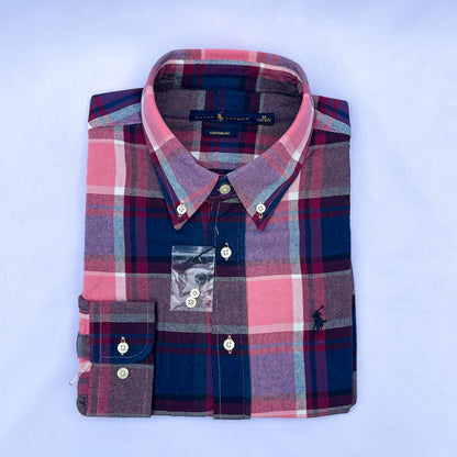 Men's Custom Fit Oxford Long Sleeve -PRL 0110