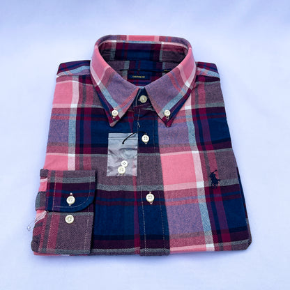 Men's Custom Fit Oxford Long Sleeve -PRL 0110