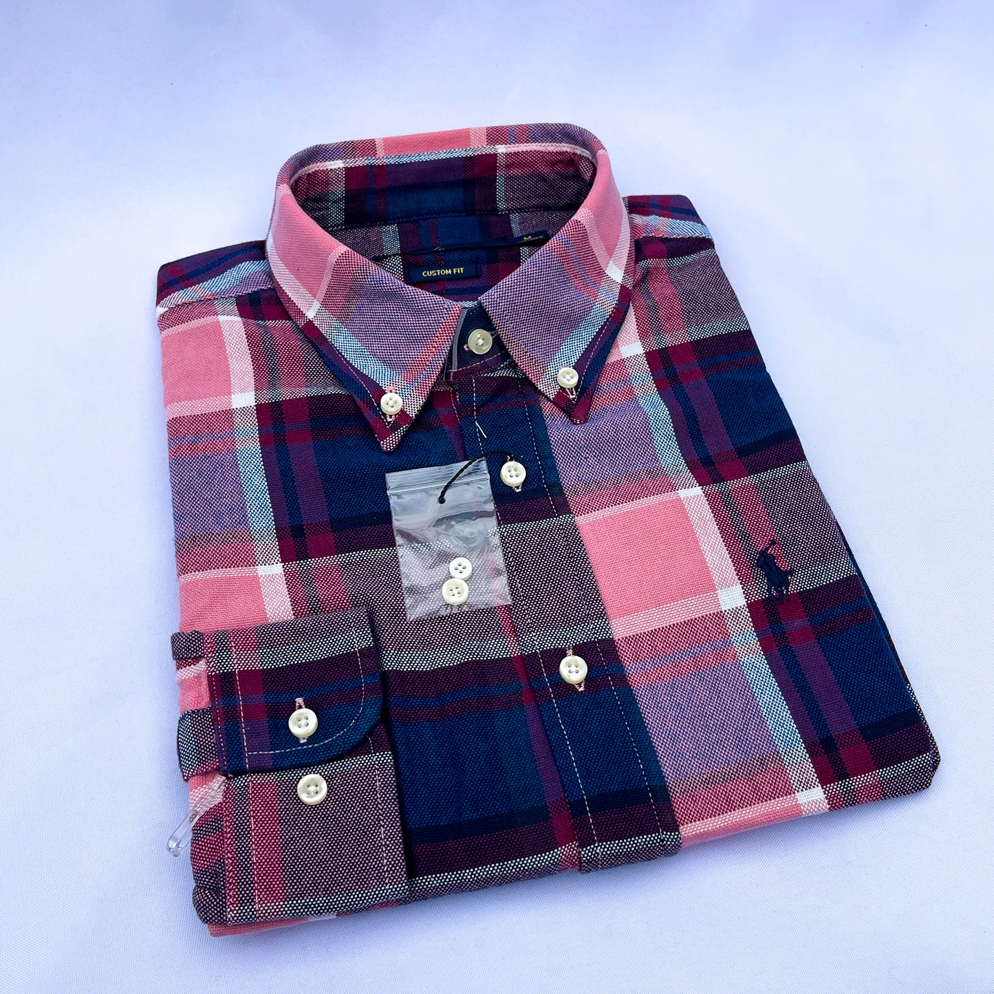 Men's Custom Fit Oxford Long Sleeve -PRL 0110