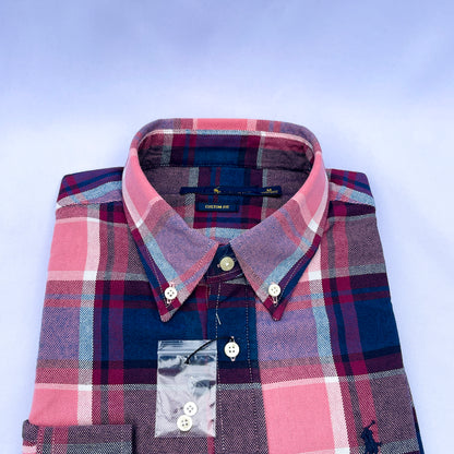 Men's Custom Fit Oxford Long Sleeve -PRL 0110