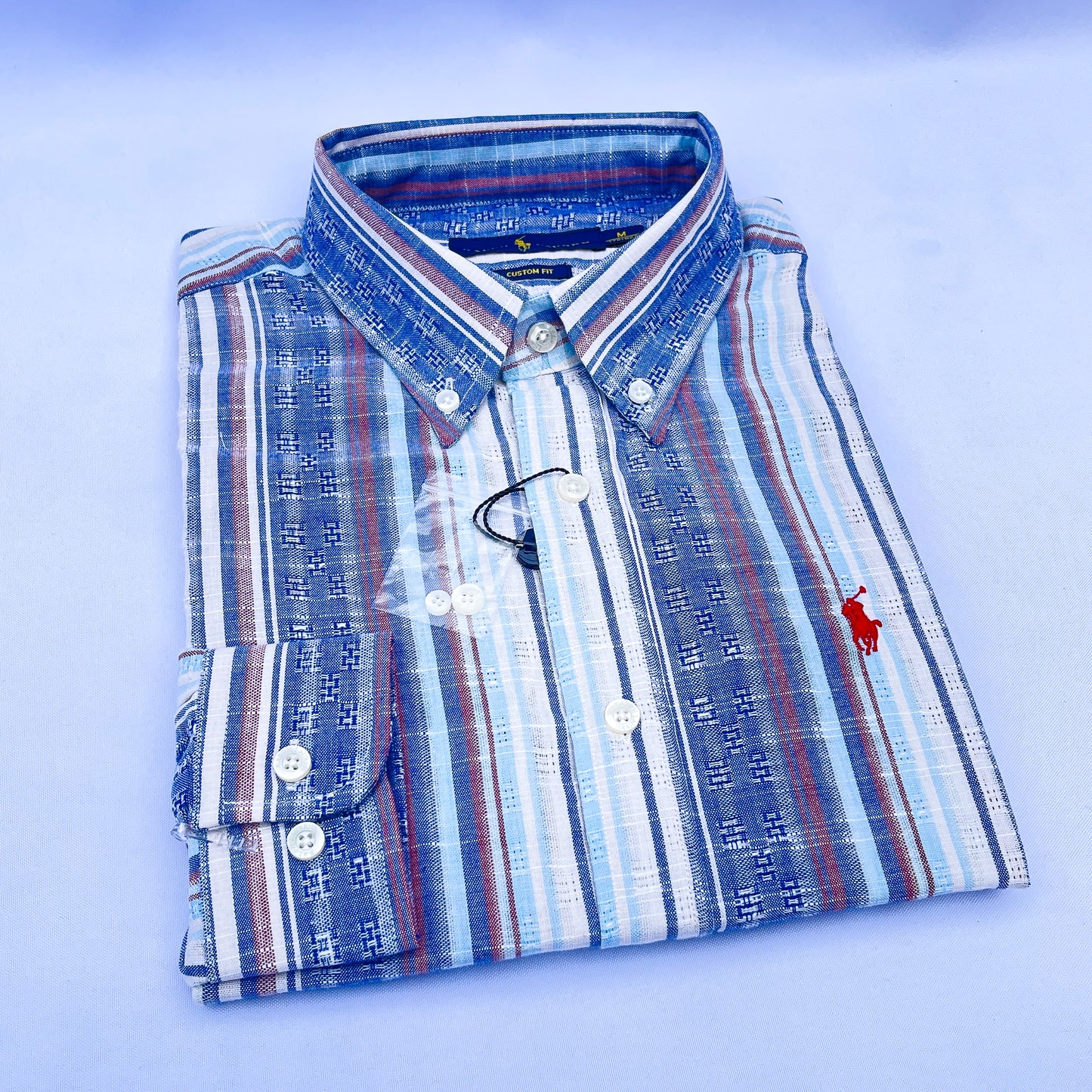 Men's Custom Fit Oxford Long Sleeve -PRL 0113