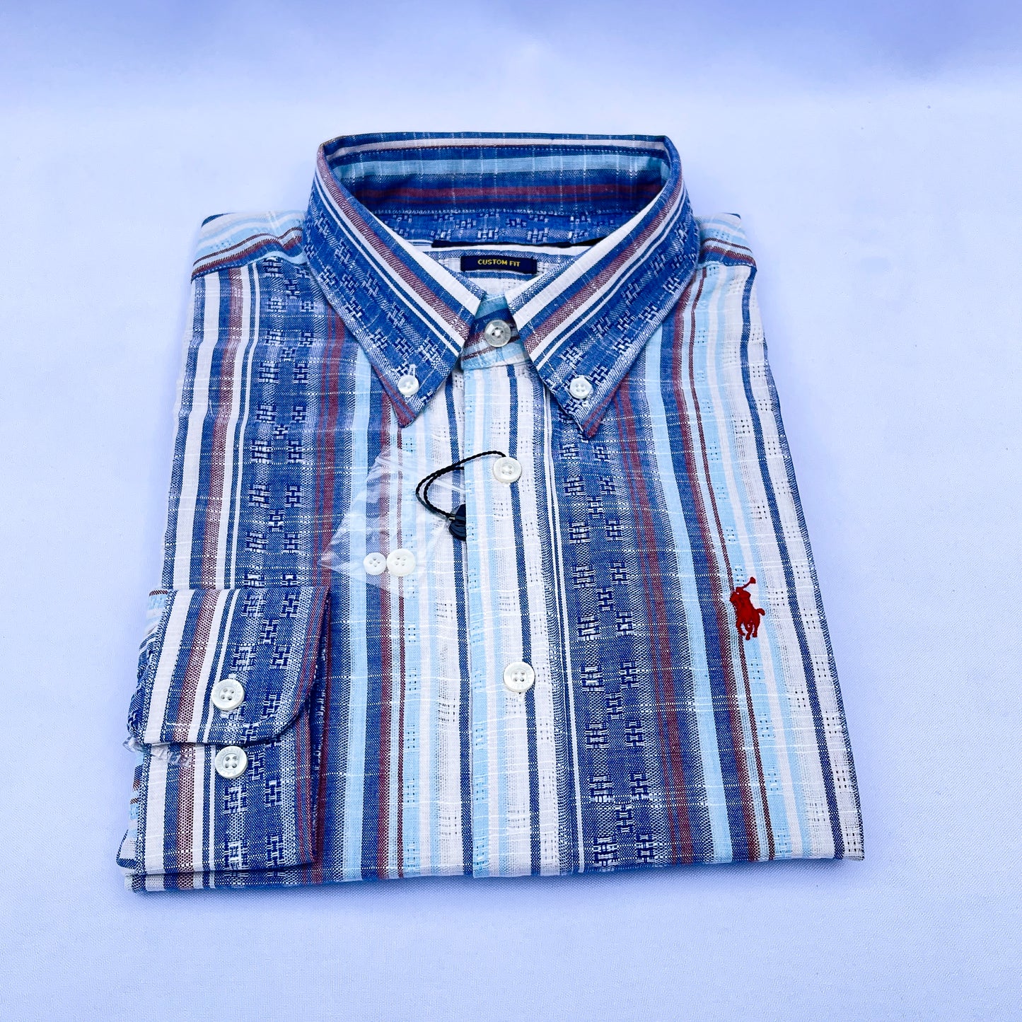 Men's Custom Fit Oxford Long Sleeve -PRL 0113