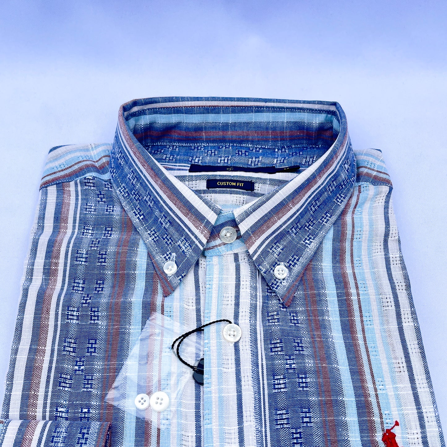 Men's Custom Fit Oxford Long Sleeve -PRL 0113