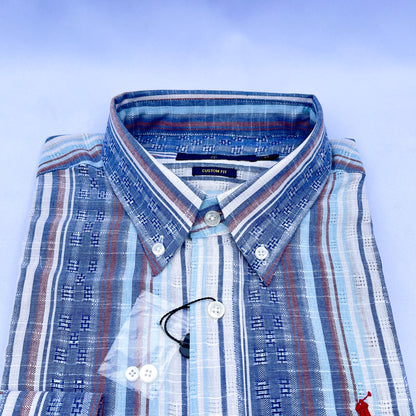 Men's Custom Fit Oxford Long Sleeve -PRL 0113